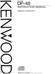 Kenwood DP-48 Instruction Manual