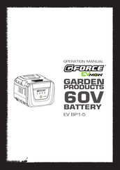 G-Force EVmow EV BP1-5 Operation Manual