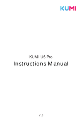 KUMI U5 Pro Instruction Manual