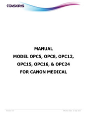 Haskris OPC15 Manual