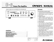 Yamaha C-6 Owner's Manual