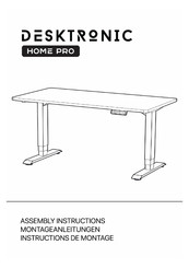Desktronic HOME PRO Assembly Instructions Manual