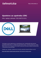 Dell NOT21101 Setup And Specifications