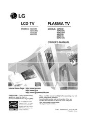 LG 60PC1DC Owner's Manual