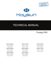 Kaysun Prodigy PRO KAY-P 71 DR12 Technical Manual