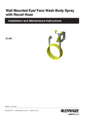 Watts ENWARE EL485 Installation And Maintenance Instructions Manual