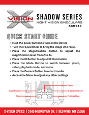 X-Vision Optics XANB10 Quick Start Manual