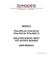 ACCESS I/O PRODUCTS PCIe-IDI-24 User Manual