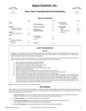 Aqua Control TITAN Series Instruction Manual