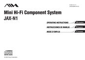 Sony Aiwa JAX-N1 Operating Instructions Manual