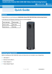 AudioCodes Kramer RX-PAD Quick Manual