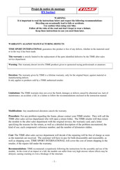 Time RX Instinct Assembly Instructions Manual