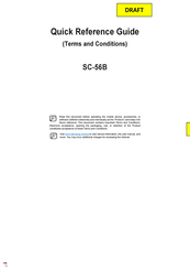 Samsung SC-56B Quick Reference Manual