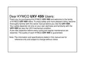 KYMCO UXV 450i 2016 Manual