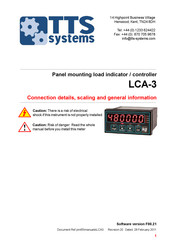 TTS LCA-3 Manual