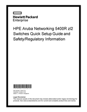 HPE Aruba 5400R Quick Setup Manual And Safety Information