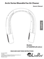 LivePure Arctic Vortex LP1000FAN Owner's Manual