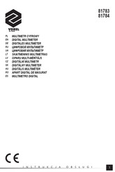 Toya VOREL 81783 Operating Instructions Manual