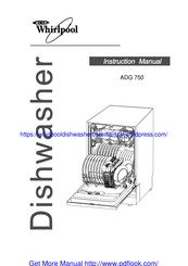 Whirlpool ADG 750 Instruction Manual