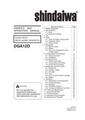 Shindaiwa DGA12D Owner's And Operator's Manual