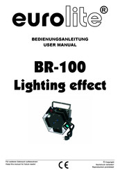 EuroLite BR-100 Lighting effect User Manual
