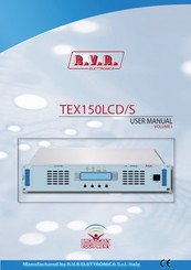 R.V.R. Elettronica TEX150-LCD/S User Manual