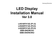 Samsung SBB-SNOWJ3U Installation Manual