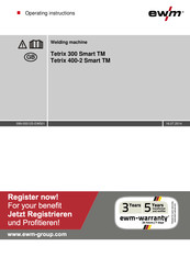 EWM Tetrix 400-2 Smart TM Operating Instructions Manual