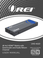 REI UHD-402D User Manual
