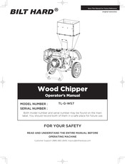BILT HARD TL-G-WS7 Operator's Manual