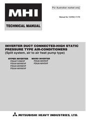 Mitsubishi Heavy Industries FDUA125VNXVF Technical Manual