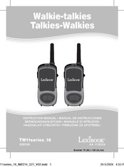 LEXIBOOK TW11 Series Instruction Manual