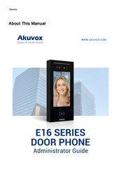 Akuvox E16 Series Manual