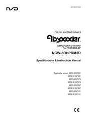 NSD ABSOCODER NCW-3DHPRM2R Specifications & Instruction Manual