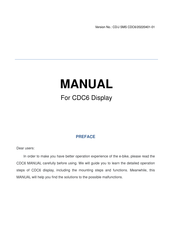 Cloud Drive CDC6 Manual