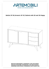 artemobili Cabinet with 2D Happy Assembly Instructions Manual