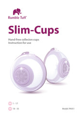 Rumble Tuff Slim-Cups Instructions For Use Manual