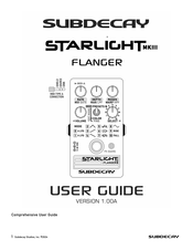 Subdecay STARLIGHT MKIII User Manual