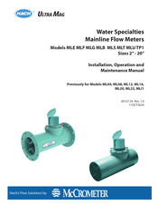 Hach McCromemter Ultra Mag MLF Installation, Operation And Maintenance Manual