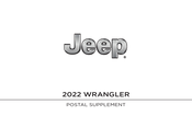 Jeep WRANGLER 2022 Supplement Manual
