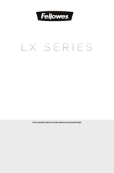 Fellowes LX201 Instruction Manual