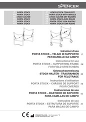 Spencer PORTA STOCK WITH WHEELS Instructions For Use Manual