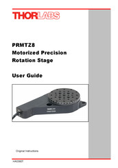 Thorlabs PRMTZ8 User Manual