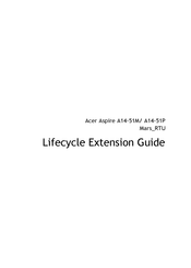 Acer Aspire A14-51P Lifecycle Extension Manual
