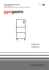 GGMgastro EWBH230 Operating Instructions Manual