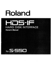 Roland HD5-IF Owner's Manual