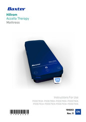 baxter Hillrom Accella Therapy P006788A Instructions For Use Manual