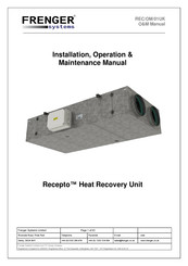 FRENGER systems Recepto RC-1 Installation, Operation & Maintenance Manual