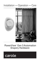 carole PowerView Gen 3 Installation Operation Care