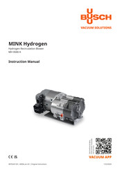 BUSCH MINK Hydrogen MH 0040 A Instruction Manual